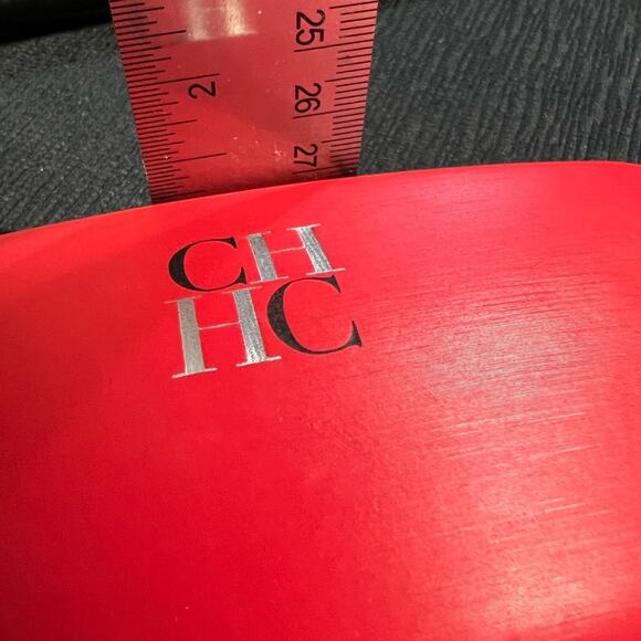 CAROLINA HERERRA Red Dome Clamshell Hard Glasses Case - Picture 6 of 7